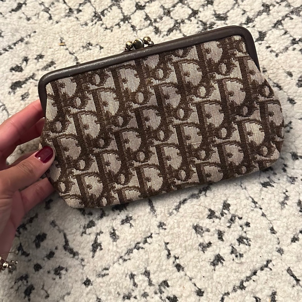 Dior Cosmetic/Clutch/Wallet Kisslock Pouch